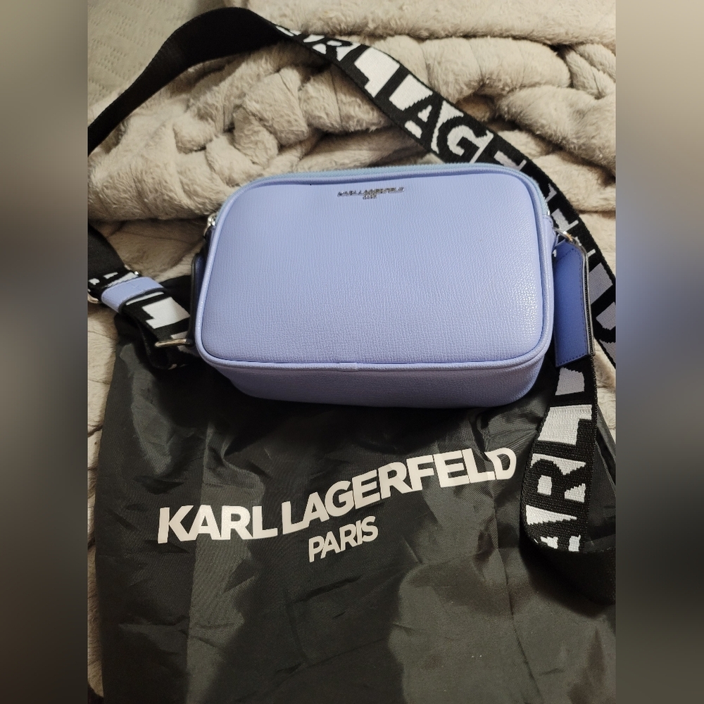 KARL LAGERFELD Maybelle Solid Crossbody NWT - Picture 11 of 16